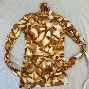 Nanushka printed turtleneck